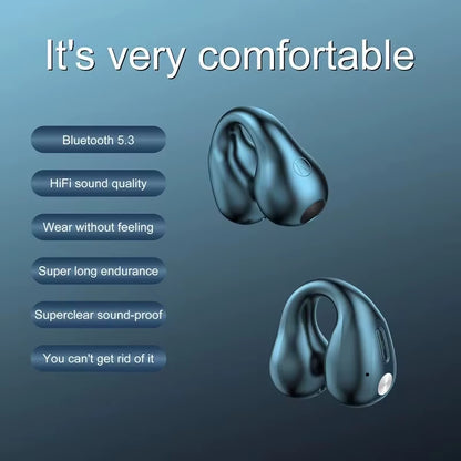 Bone Conduction TWS Earbuds Ambie Sound Power Display Earcuffs Ear Earring Wireless Bluetooth Earphone Auriculares Sport Headset