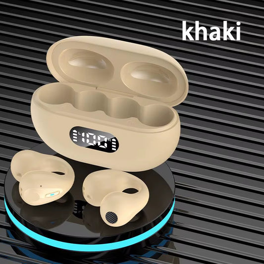 Bone Conduction TWS Earbuds Ambie Sound Power Display Earcuffs Ear Earring Wireless Bluetooth Earphone Auriculares Sport Headset