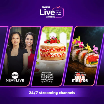 Roku 50" Select Series 4K HDR Smart Roku TV with Roku TV Remote