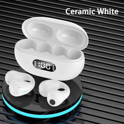 Bone Conduction TWS Earbuds Ambie Sound Power Display Earcuffs Ear Earring Wireless Bluetooth Earphone Auriculares Sport Headset